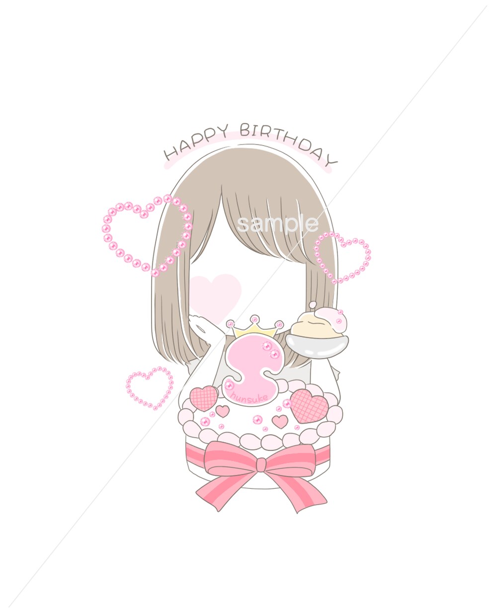推し活・妄想応援イラスト！アイコン等に使えます あなたの「好き」な気持ちをイラストにしませんか？♡ イメージ6