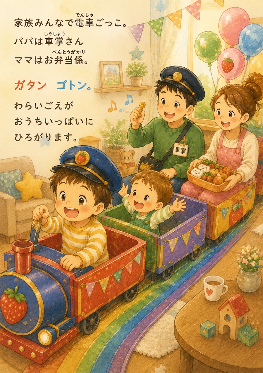 お子様向けにオリジナル絵本を作成します。ます お子さまへの愛情を、世界に一冊だけの物語にして届けます イメージ7