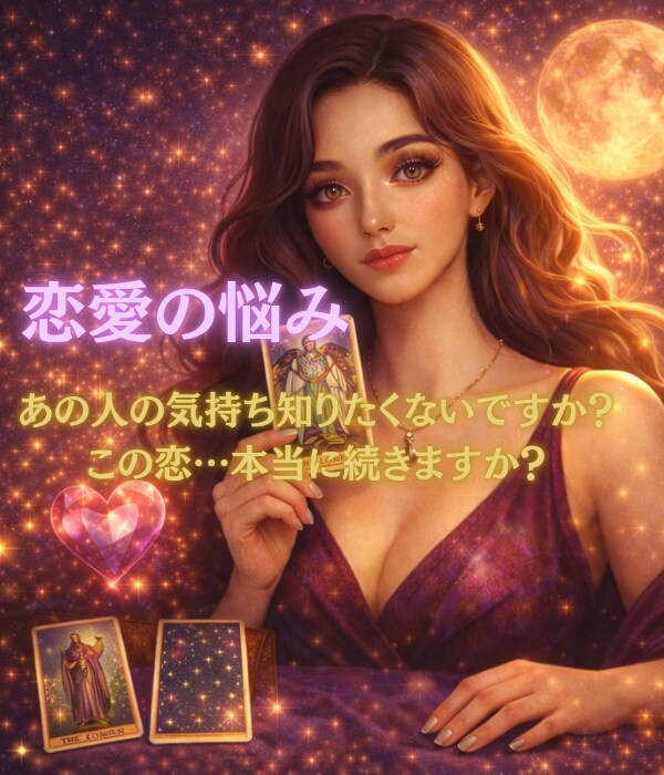 あなたの恋に今必要なメッセージをお届けします 心が求めていた“気づき”を、そっとお届けします イメージ1