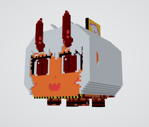 デフォルメ3Dモデル作成します MagicaVoxelでオーダーメイドの3Dモデルを制作 イメージ4