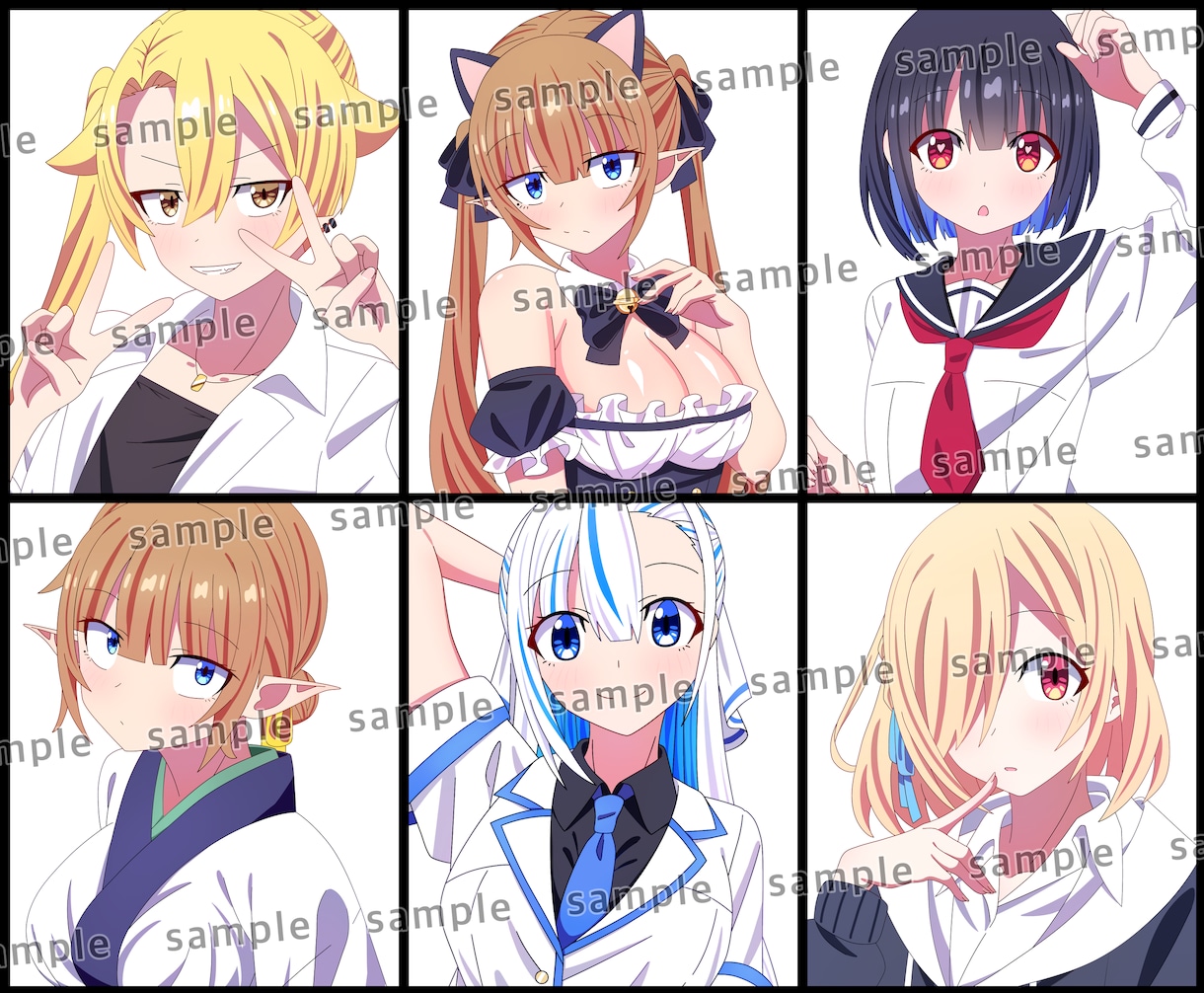 スピード納品でバストアップイラスト描きます アイコン、サムネなどにお使いください！ イメージ5