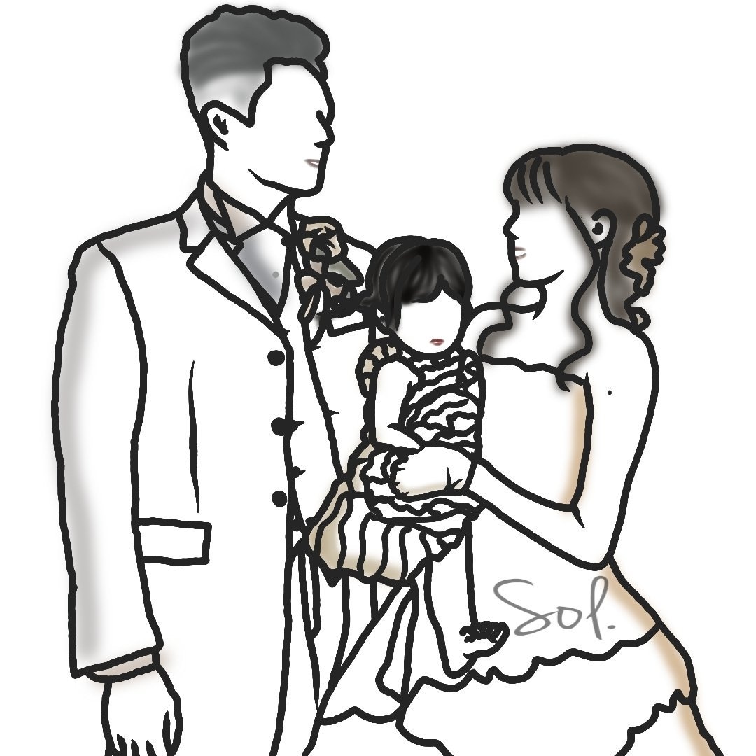 素敵な結婚式のお手伝いをします ウェディングイラスト 似顔絵 ウェルカムボード イメージ6