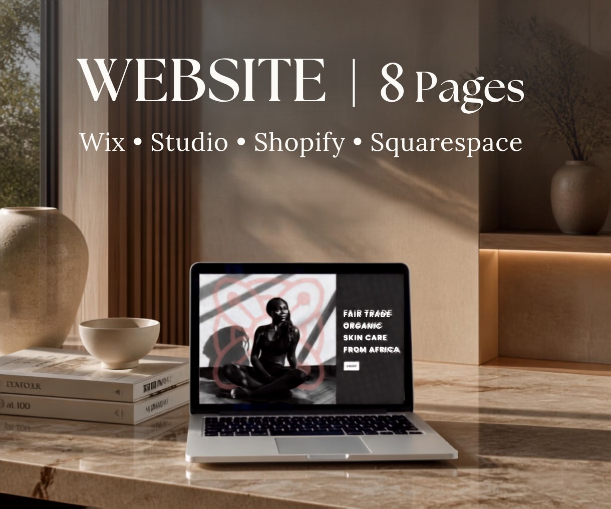 WEBサイト８ページ｜プレミアムプラン｜制作します フルスケールな世界観構築｜海外・インバウンド向け本格英文可能 イメージ1