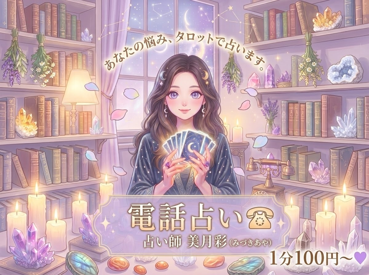 タロットであなたのお悩み占います 【✨12/31まで限定1分100円✨】 イメージ1