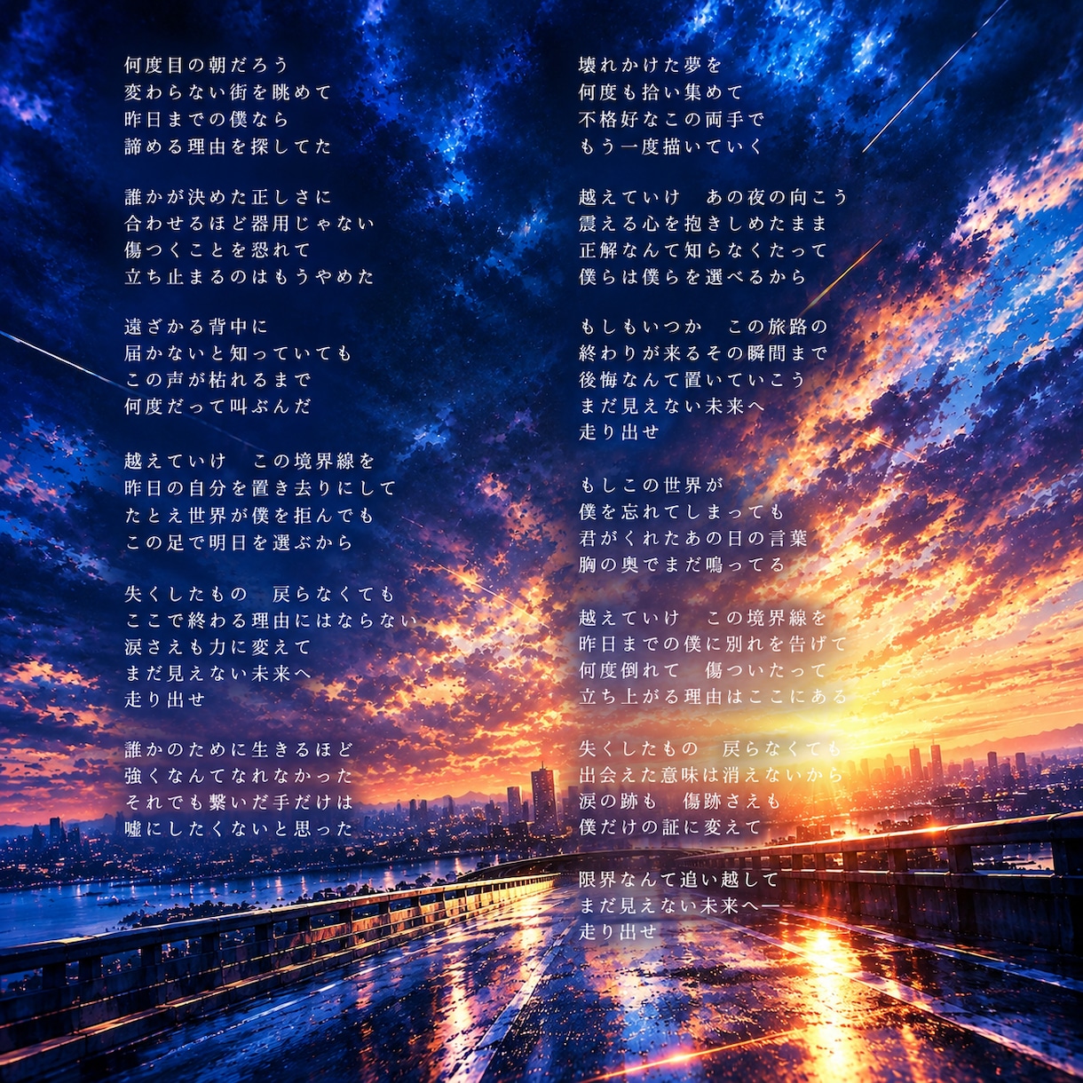 頭の中の世界を歌詞にします ぼんやりしたイメージからでも一緒に形にします イメージ1