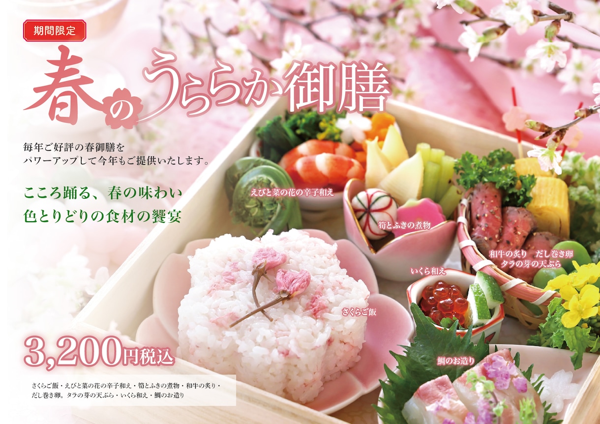 現役デザイナーがメニューデザイン致します 「美味しそう」と思わせる世界観をデザインします イメージ3