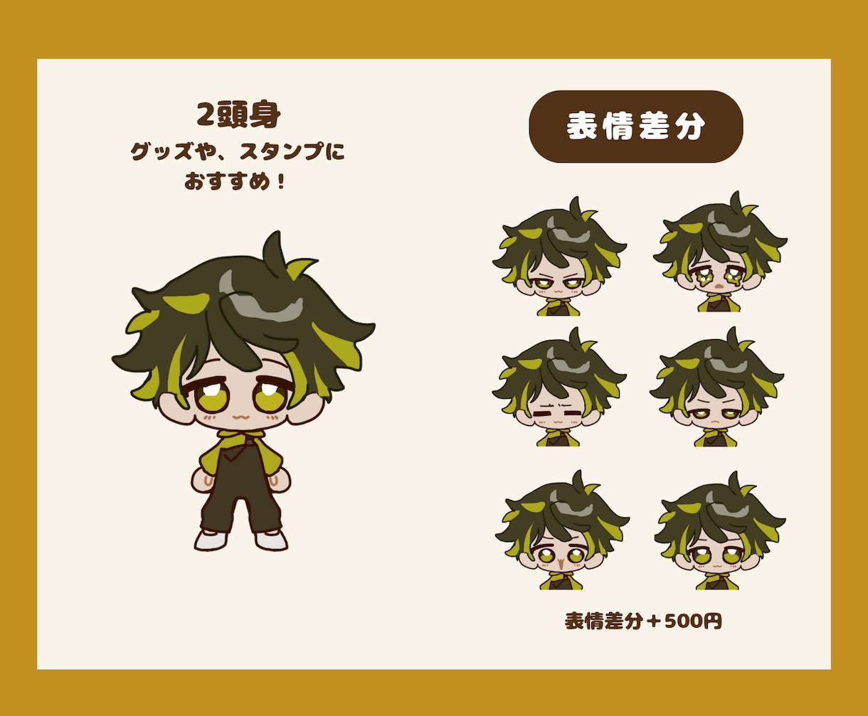 可愛いSDキャラ描きます SNSアイコン、グッズ等に使えるイラスト！ イメージ3