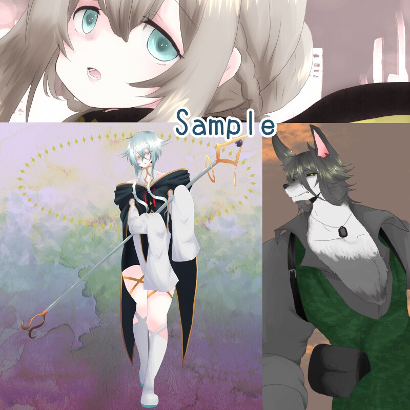 イラスト作成します イラスト、アイコン、立ち絵、キャラクターデザイン等承ります イメージ1