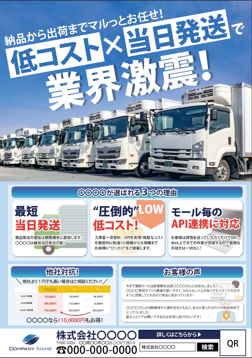 反応が取れるチラシを0からプロが作成します 来客数や反応率を向上させるチラシ作成 イメージ3