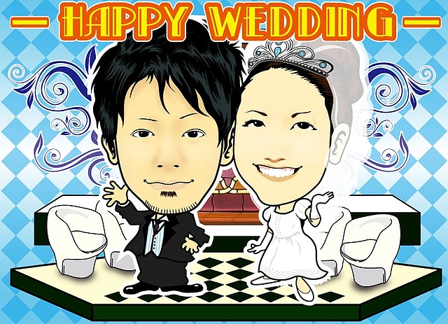 結婚される皆様のウェルカムボード作成します オリジナルウェルカムボード　可愛いく仕上げます イメージ2