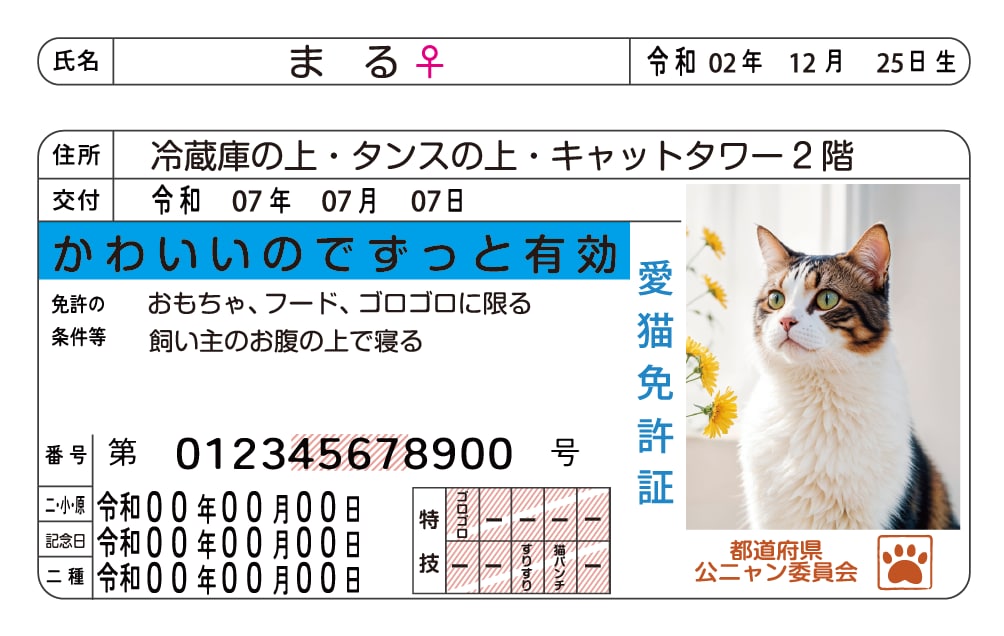 ペット免許証を最短3日で制作します 自社印刷だから安心＆スピード納品可能！ イメージ4