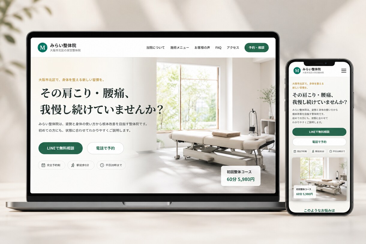 中小企業・個人事業主向けホームページ作成いたします レスポンス早く丁寧にヒアリングいたします。修正は５回まで！ イメージ1