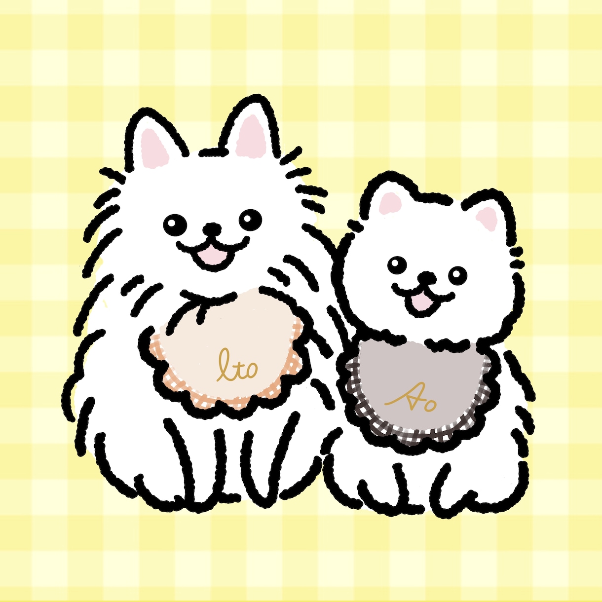 印刷もできる高画質のペットイラストをお描きします 印刷やグッズ作成、SNSのアイコンなど幅広くお使い頂けます！ イメージ1