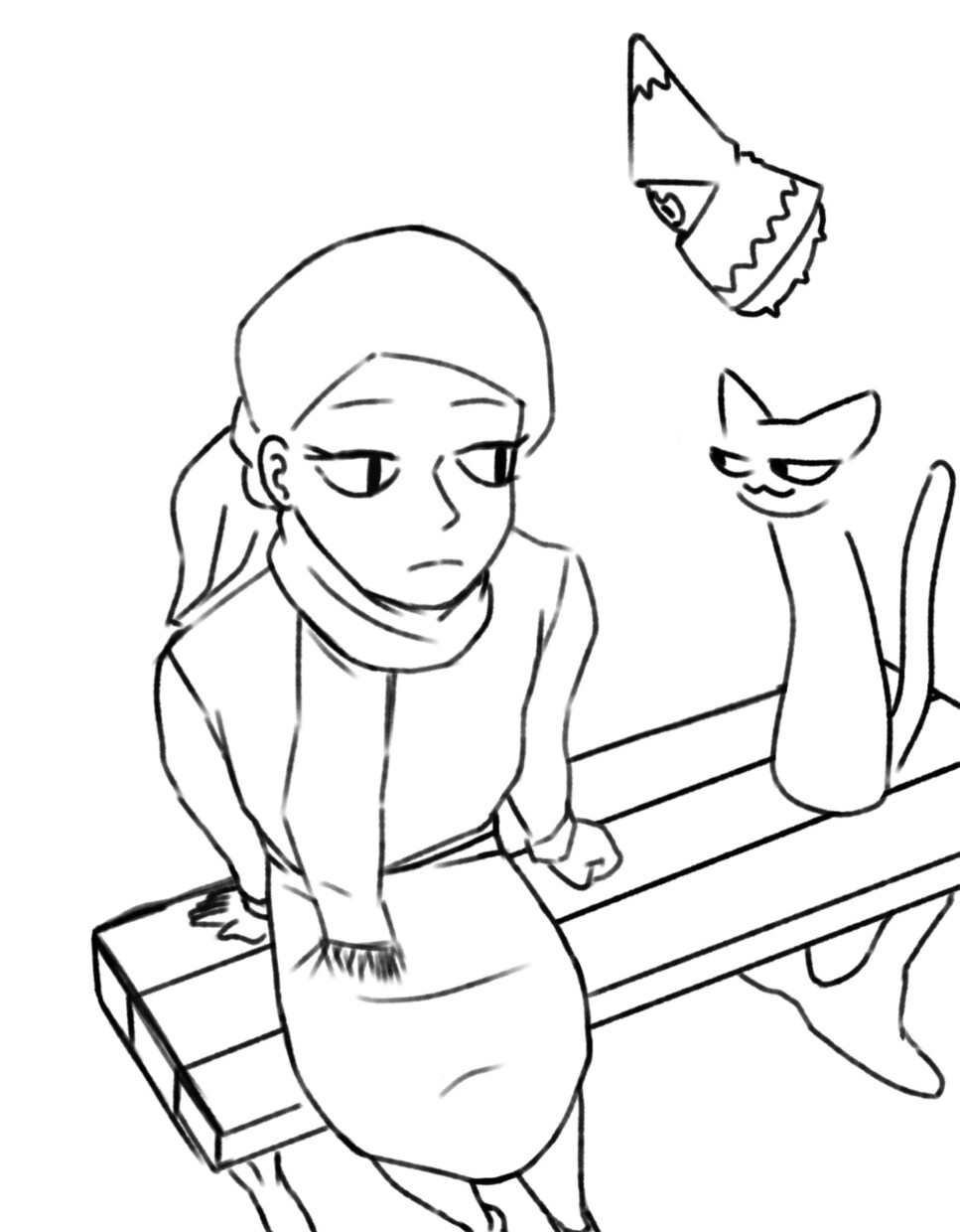 商用OK！シンプルな人物＋背景を描きます 表紙、挿絵などワンポイント絵が欲しいときにおすすめです。 イメージ10