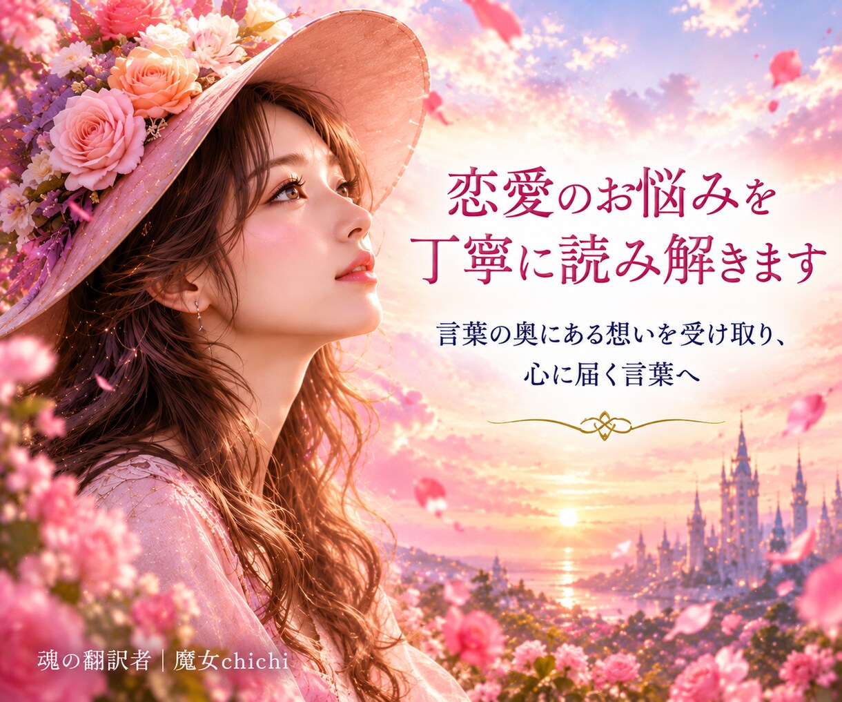 恋愛のお悩みを丁寧に読み解きます 言葉の奥にある想いを受け取り、心に届く言葉へ イメージ1