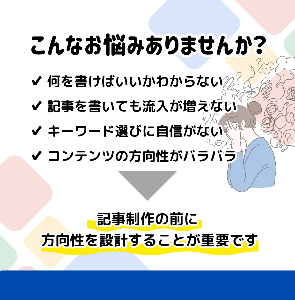 上位表示を狙うキーワード選定と記事方針提案します マーケテイングのプロが、検索意図から記事テーマを設計 イメージ2