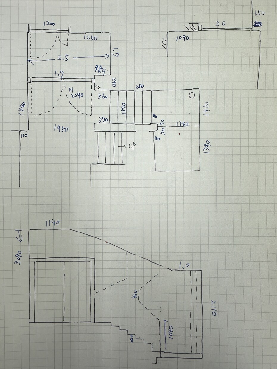 手書き図面からCAD化（JW-CAD）します 手書き図面をJW-CADでトレースし見やすく整理した事例です イメージ4