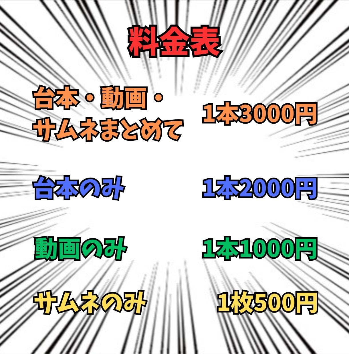 漫画・アニメ・その他の反応集台本や動画制作します 台本・動画・サムネまとめてや個別での依頼も可能 イメージ2