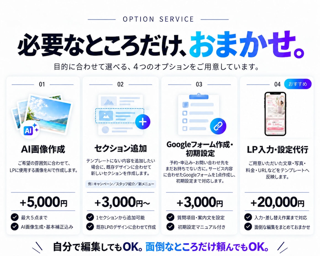 ヨガ用CanvaスマホLPテンプレ販売します 写真と文章を差し替えて使える編集ガイド付き イメージ5