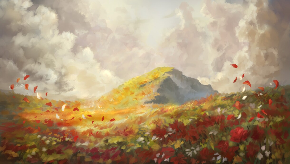 迫力のあるファンタジーイラストを描きます ドラゴン、人物、背景の全てに物語を感じるのイラスト イメージ3