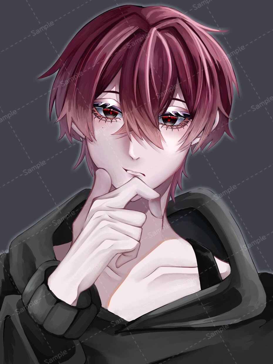厚塗りイラストを書きます ダーク系も対応可能！キラキラツヤツヤな厚塗りイラスト イメージ4