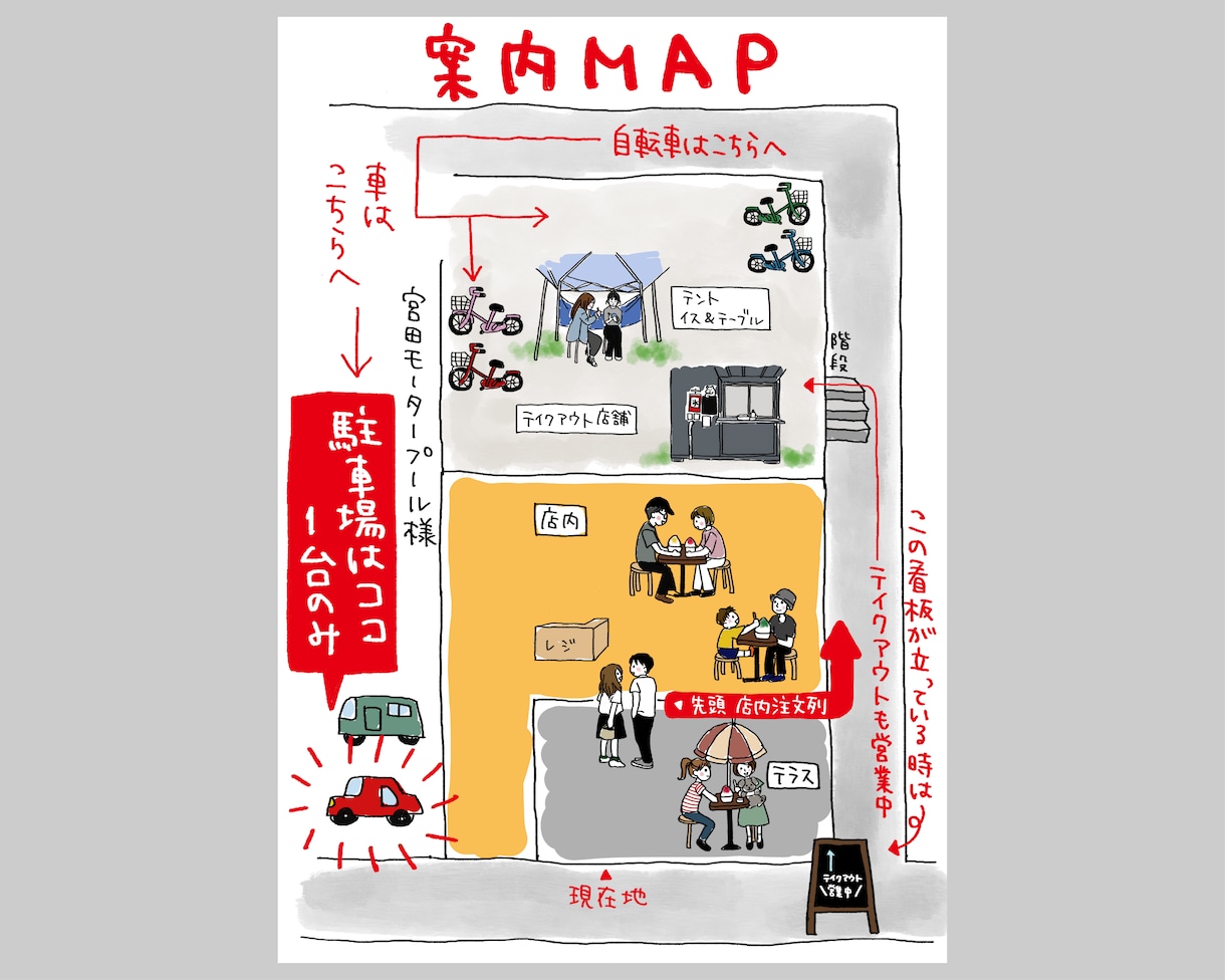 手描きのチラシやPOPを作成いたします イラストも文字も全て手描きで作成します イメージ4
