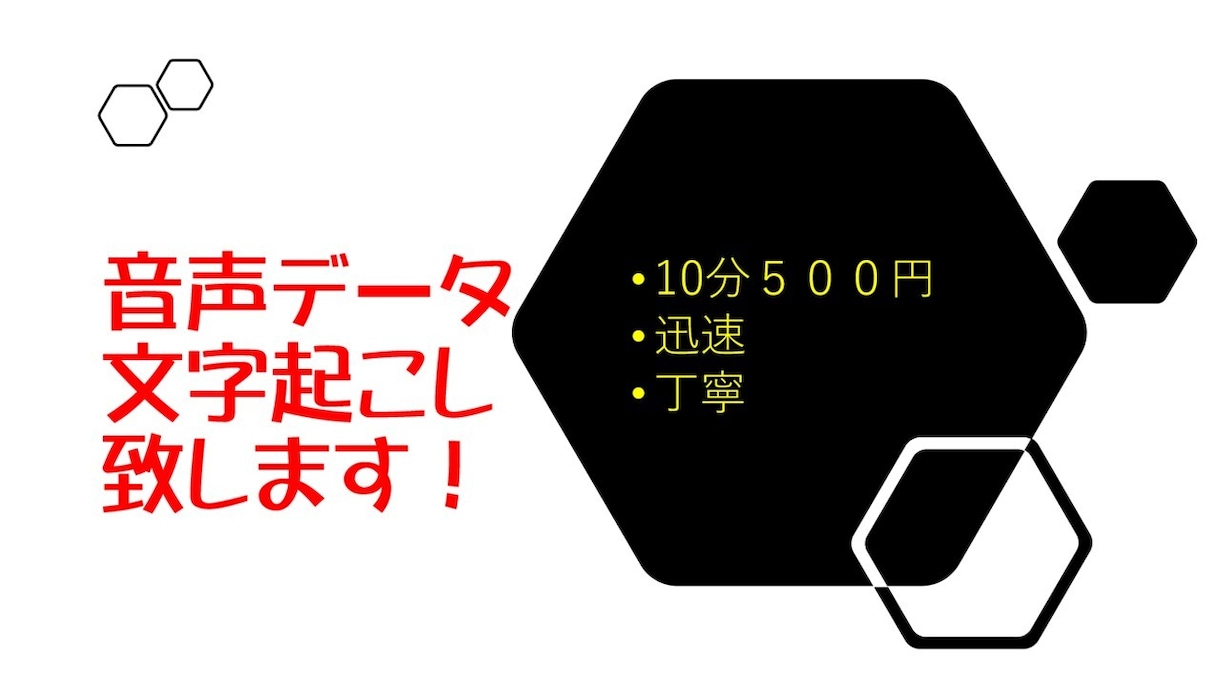 2０分1000円～文字起こしいたします 迅速、丁寧を心がけております。お気軽にご相談ください。 イメージ1