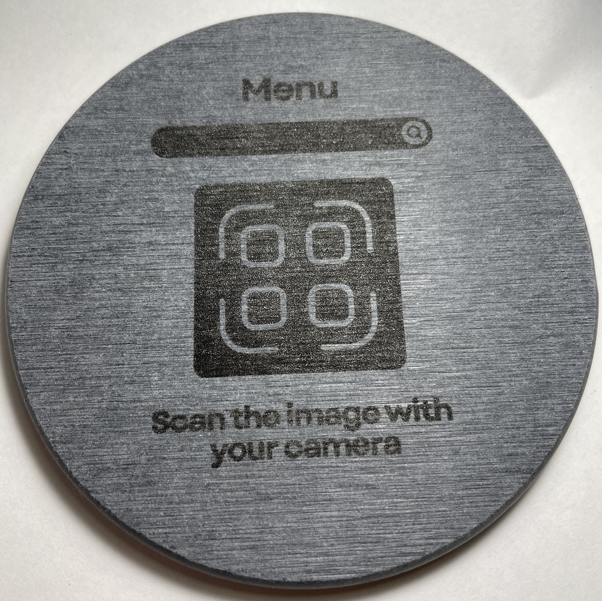 ロゴ/QR/複数個見積可レーザー刻印します 店舗備品・看板・ノベルティ対応 小ロット見積OK イメージ2