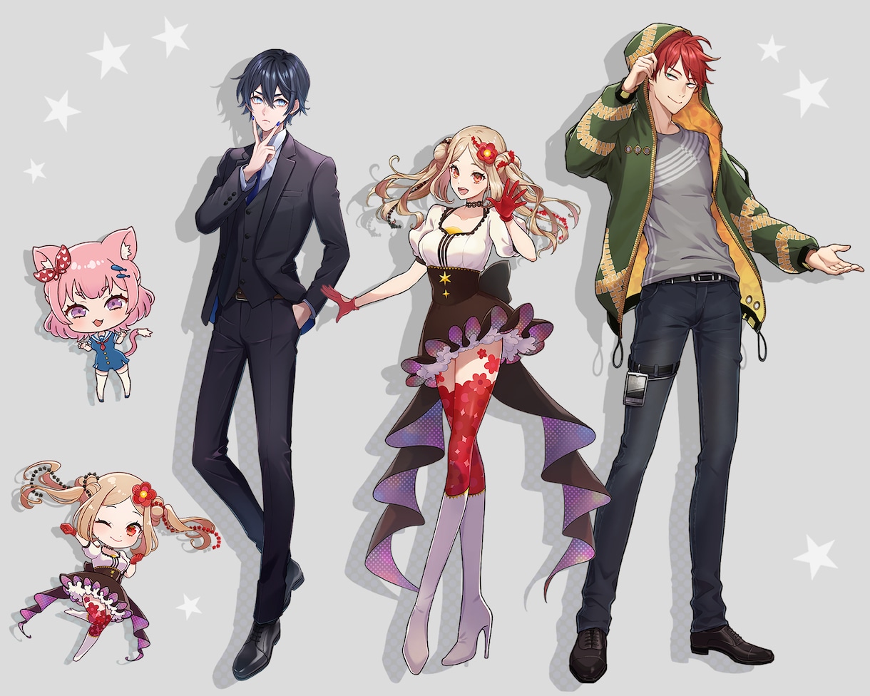 商用利用込み！キャラクターのイラストを描きます アイコン、配信用キャラクター、動画のサムネイルに！ イメージ2