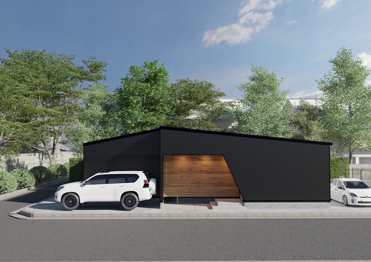 建築外観パース(戸建)作成します 3DCGパースでプレゼンテーション資料に説得力をもたせます‼ イメージ3