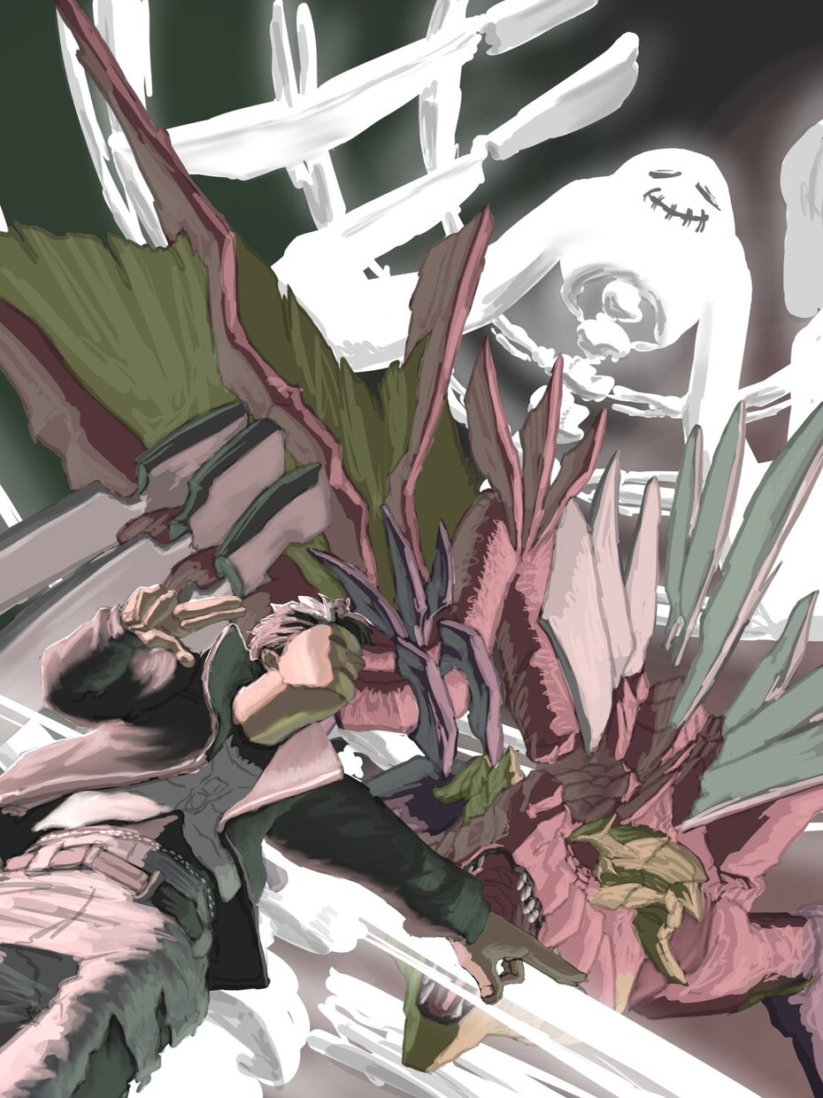 大迫力のドラゴン・モンスターの一枚絵描きます ゲームや動画のサムネ、小説の表紙に！ イメージ4