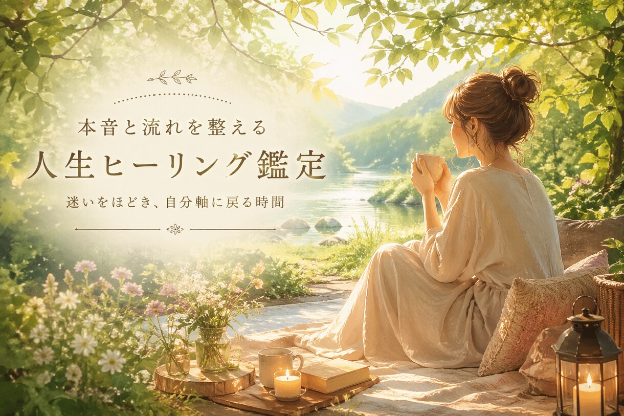 本音と流れを整える人生に変容させます 迷いをほどき、自信を取り戻し、自分軸に戻る時間 イメージ1