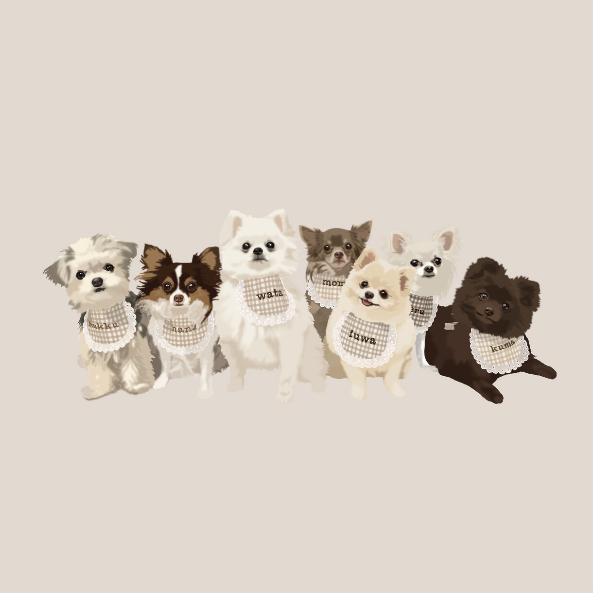 貴方の愛犬をそっくりに魅力的なイラストに仕上げます ＼ 大好きな“愛犬”をイラストにしてみませんか？ ／ イメージ8