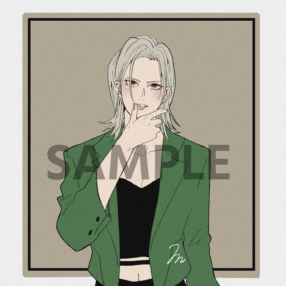 シンプル・おしゃれなイラスト描きます おしゃれなイラスト描きます！SNSアイコンにも！ イメージ1