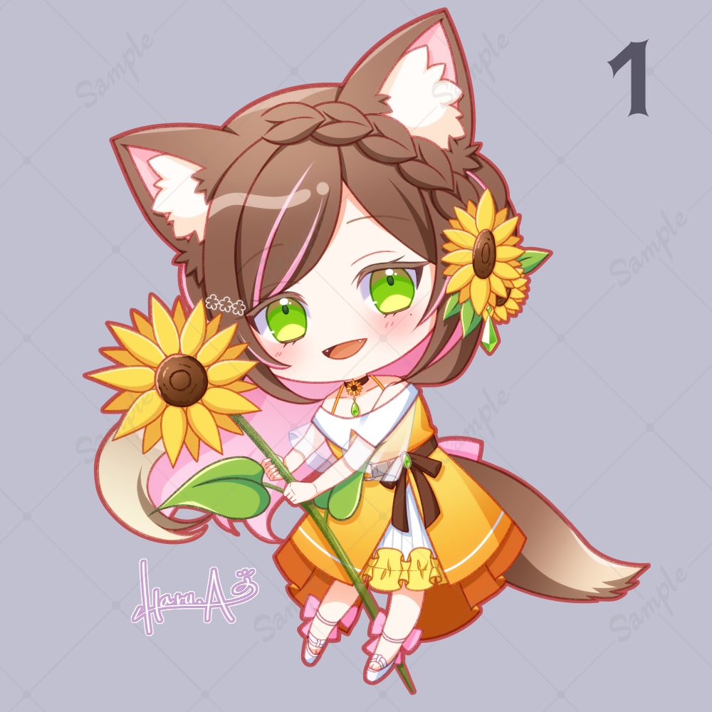 あなただけのかわいいちびキャライラスト描きます ◆グッズ・SNSアイコン・配信でも使える！ イメージ3