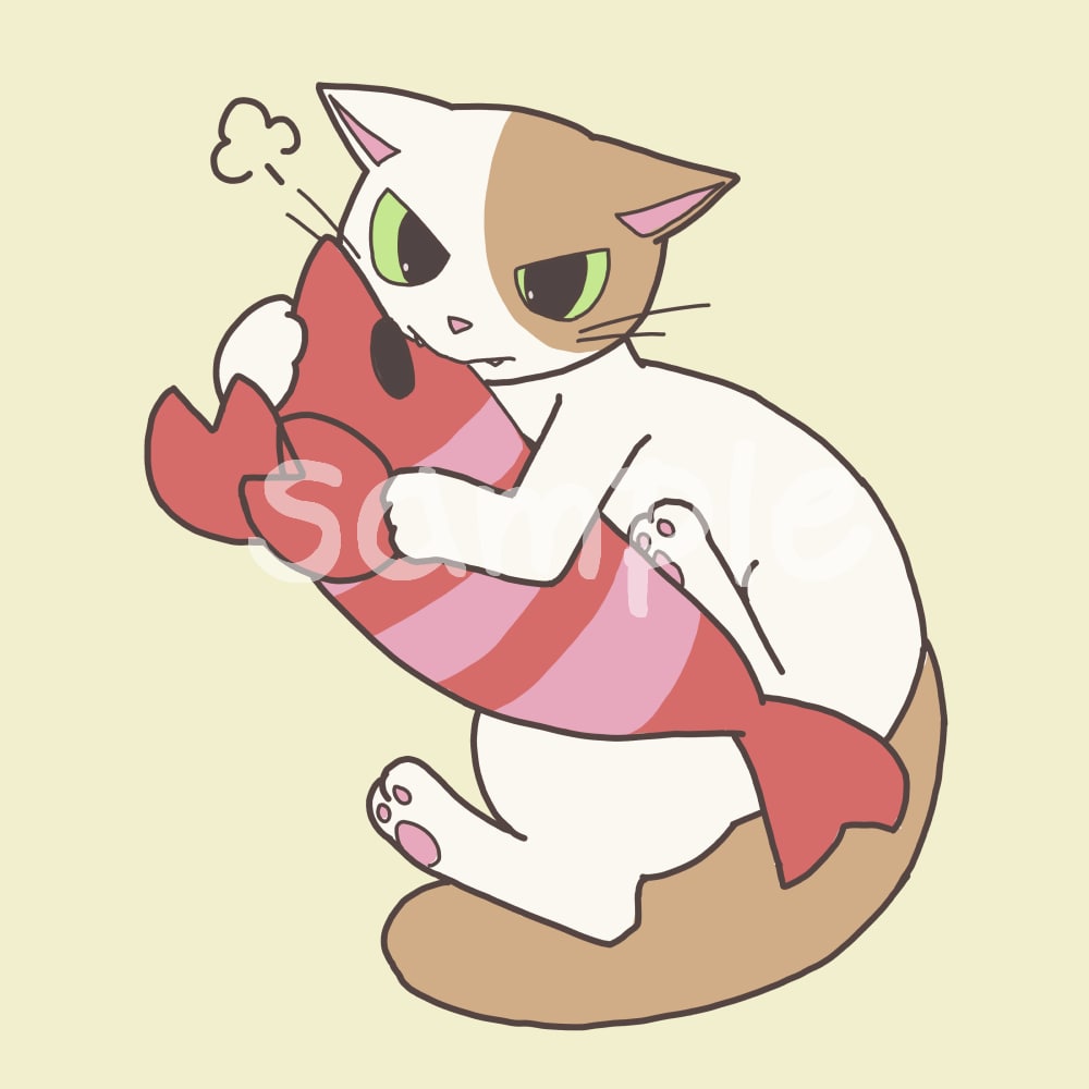 シンプルでかわいい絵柄で猫・動物お描きします シンプルな絵柄でうちのこをイラスト化してみませんか？ イメージ3