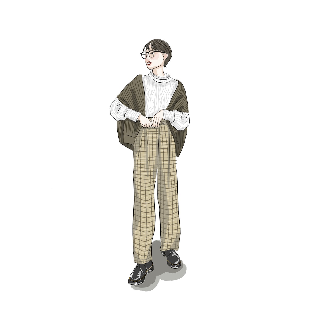 元アパレルデザイナーがお洒落なイラスト描きます インスタ、アイコン、挿絵用、イメージをイラストに致します。 イメージ9