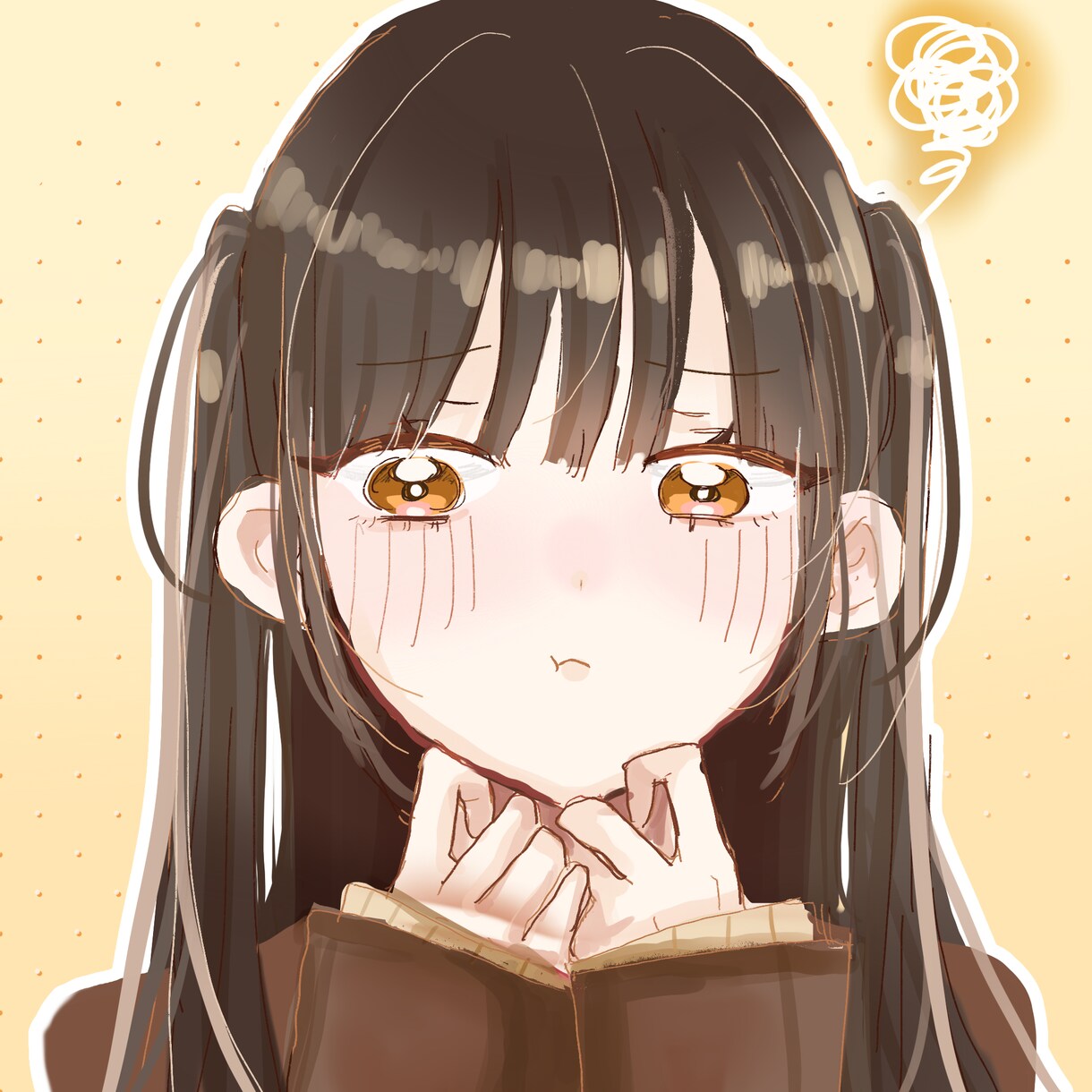 ワンホン風♡可愛い女の子のアイコンかきます Y2K/ワンホン/推し活のおんなのこを描きます イメージ4