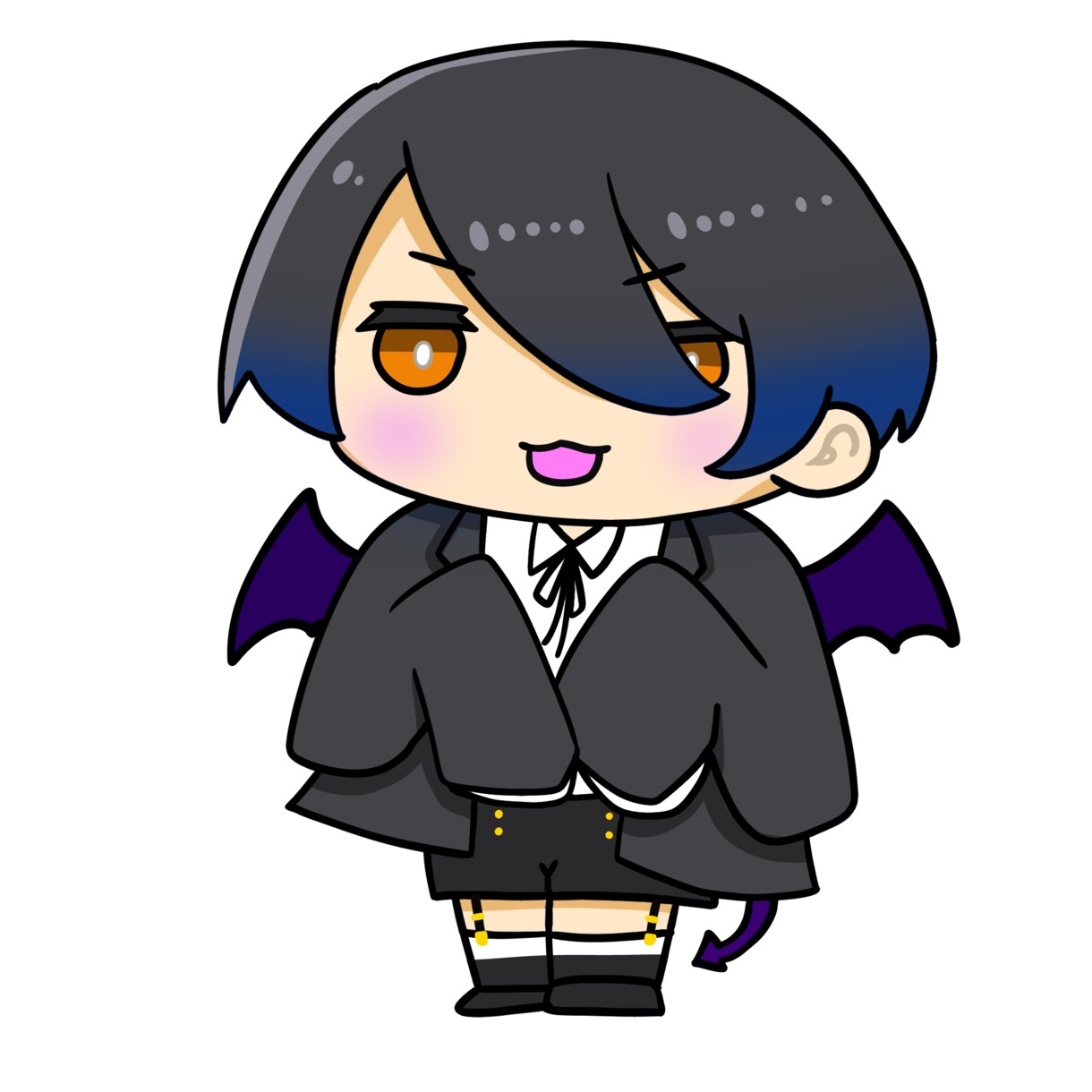 超格安！！2頭身のミニキャラ描いて動かします 格安！！納品迅速！！かわいいゆるふわな動くイラストです。 イメージ3