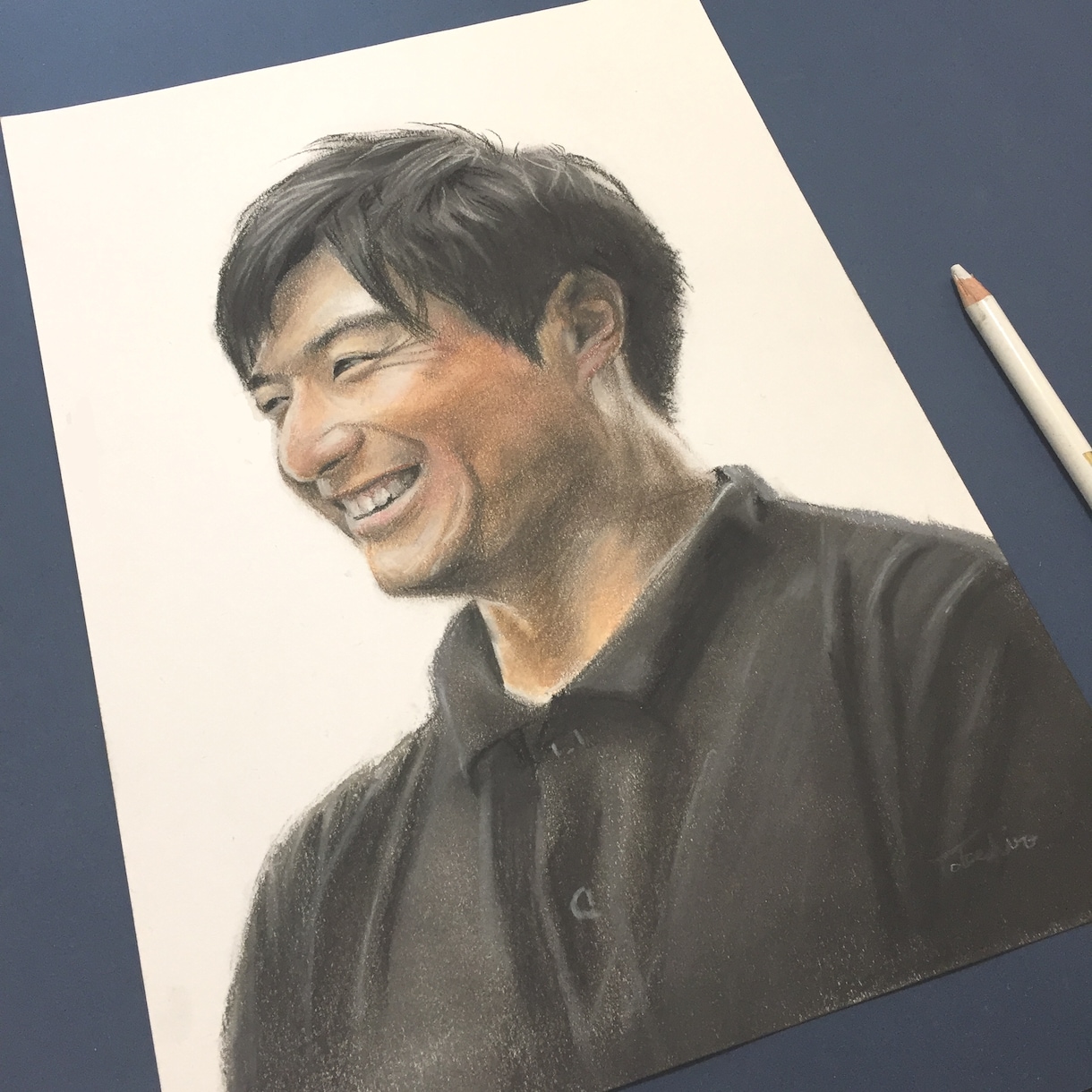 本格的な肖像画をパステルで描きます 繊細でリアルな描写の絵画をご提供いたします イメージ9