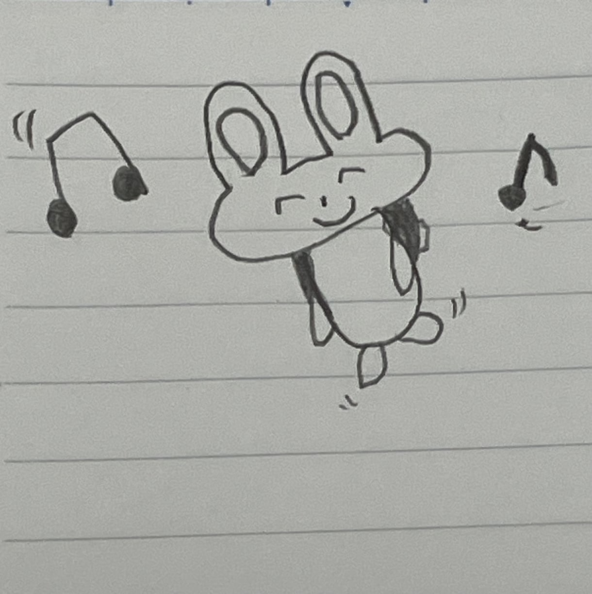 のんびりしたうさぎの絵を描いてます うさぎと夜空☆。.:*・゜うさぎと遠足♪ イメージ2