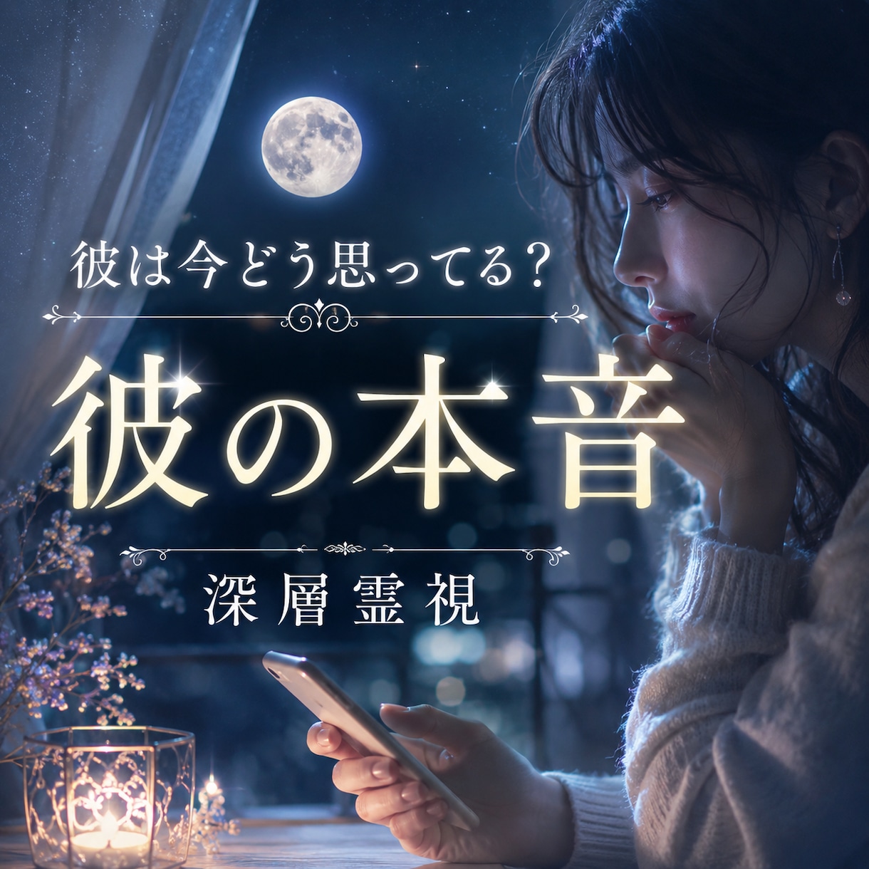 彼は今どう思ってる？本音を霊視で視ます 彼の今の気持ち、あなたへの想いを丁寧に視ていきます イメージ1