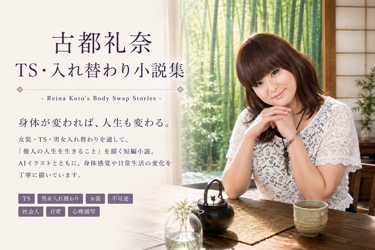 あなたが主役の男女入れ替わり・女装小説を執筆します あなた向けのオリジナル小説を作成します。 イメージ1