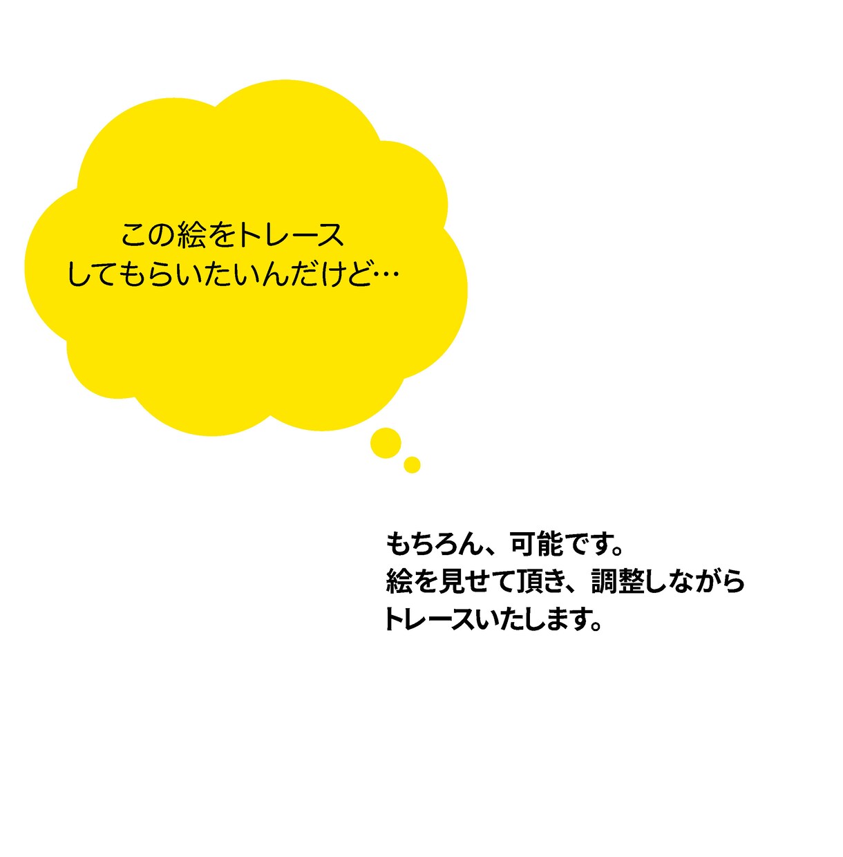 画像からトレースをいたします ロゴやイラストの画像からトレースしてAIデータに変換します イメージ7