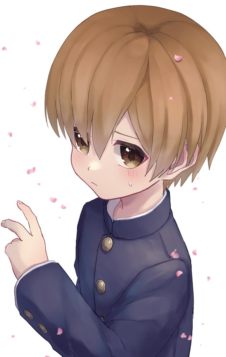 表情豊かで可愛い男の子・女の子お描きします アイコン、ヘッダー、一枚絵など様々な用途に沿ってお描きします イメージ2