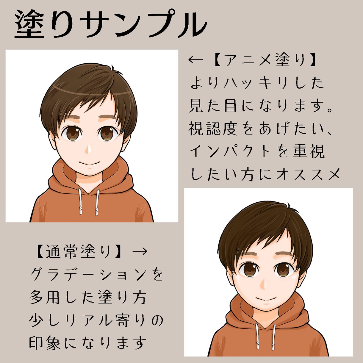 男性にオススメビジネス向け似顔絵イラスト描きます 差分、ＰＣ等作画ok Twitter,ブログ等SNSアイコン イメージ9