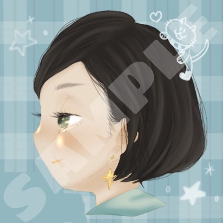 SNS用のアイコンお描きします シンプルだからこそ、個性が輝く。自分だけの表現を。 イメージ7