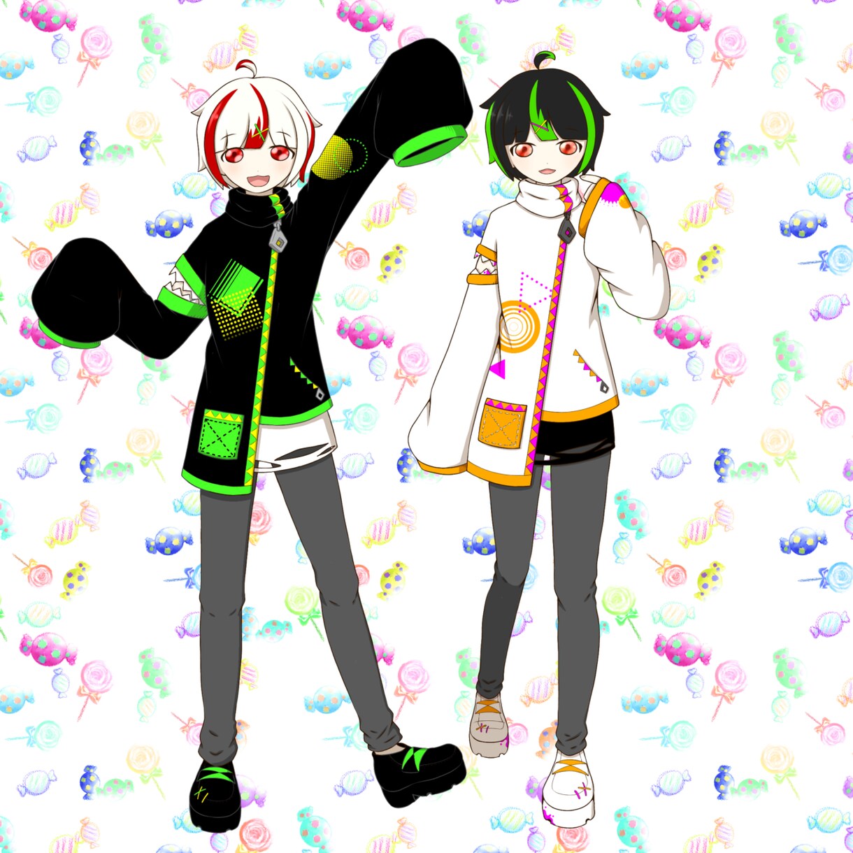 配信用立ち絵のキャラ作成承ります 配信用立ち絵(IRIAM対応) イメージ5