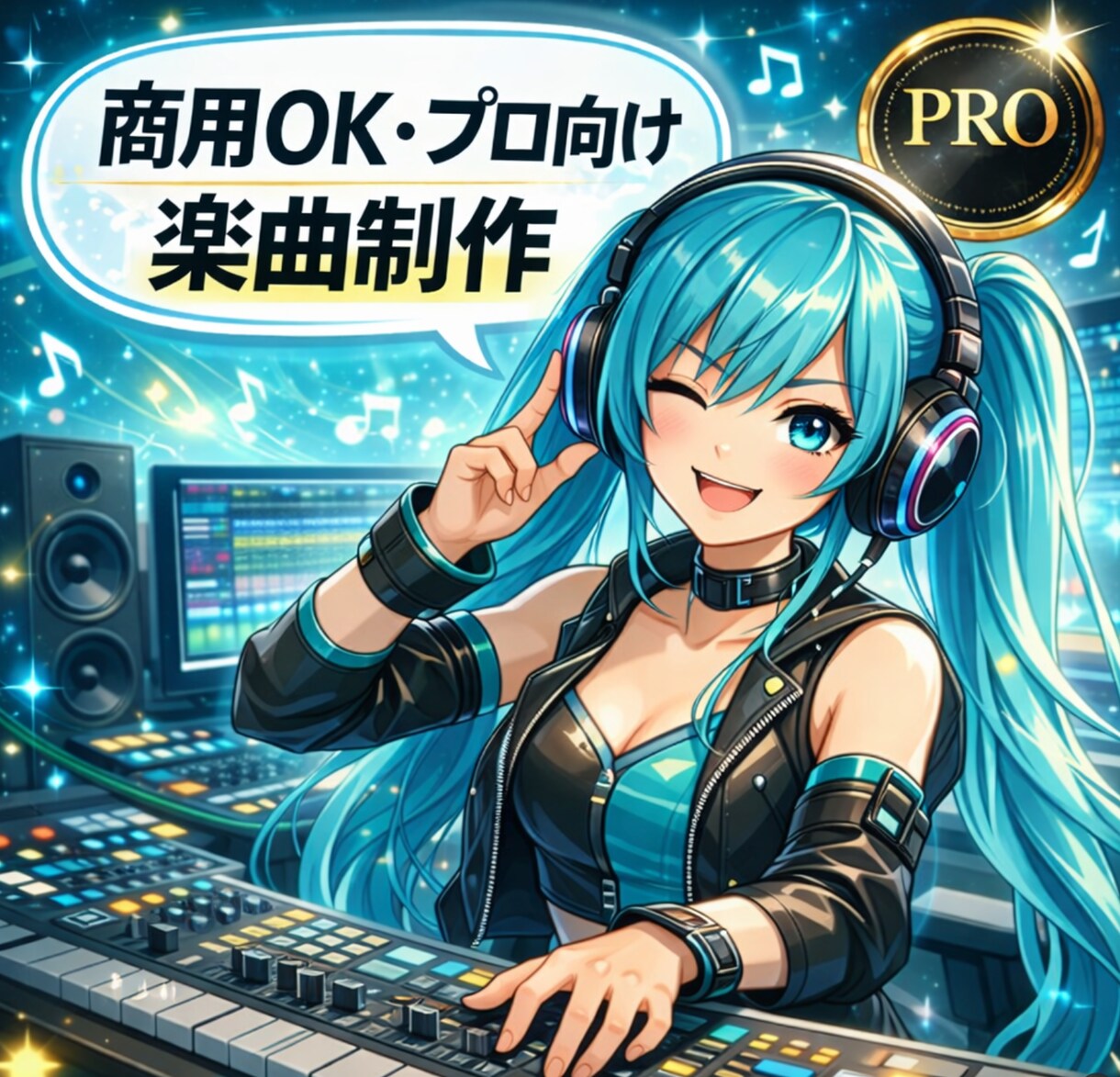 アイドル・アニソン・HIPHOPまで作詞作曲します 商用利用OK｜プロクリエイターによる楽曲制作 イメージ1