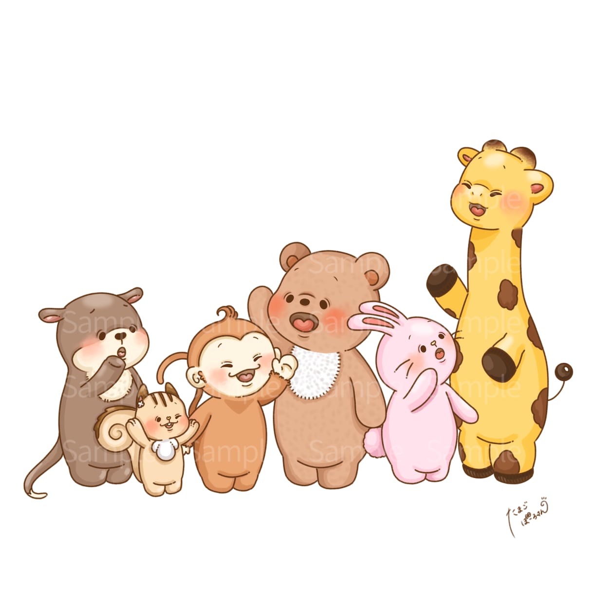 ゆるりとかわいいシンプルイラストお描きします アイコンにおすすめ！美大卒イラストレーターがお描きします◎ イメージ8